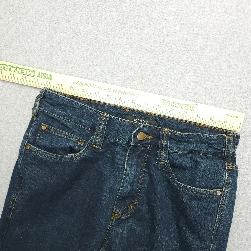 5.11‎ Tactical Jeans Mens 30x30 Blue Medium Wash Straight Denim Workwear